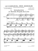 Le Carnaval des Animaux. 2 Pianos - SAINT-SAËNS - Partition - Piano